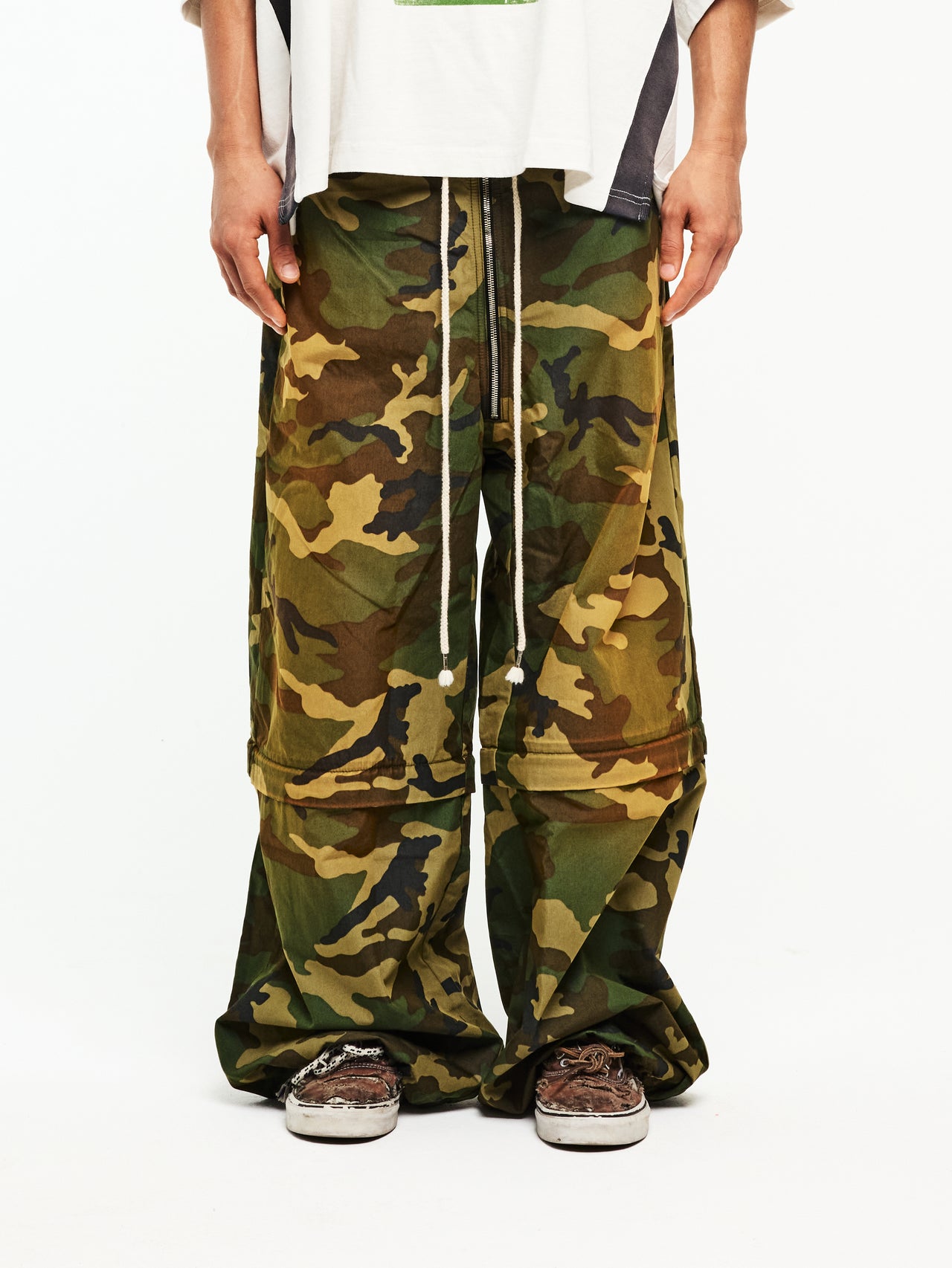 CONVERTIBLE WARM UP PANTS