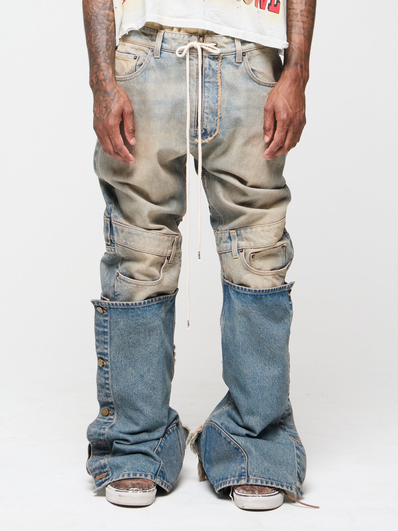 RECONSTRUCTED TEXAS FLARE DENIM