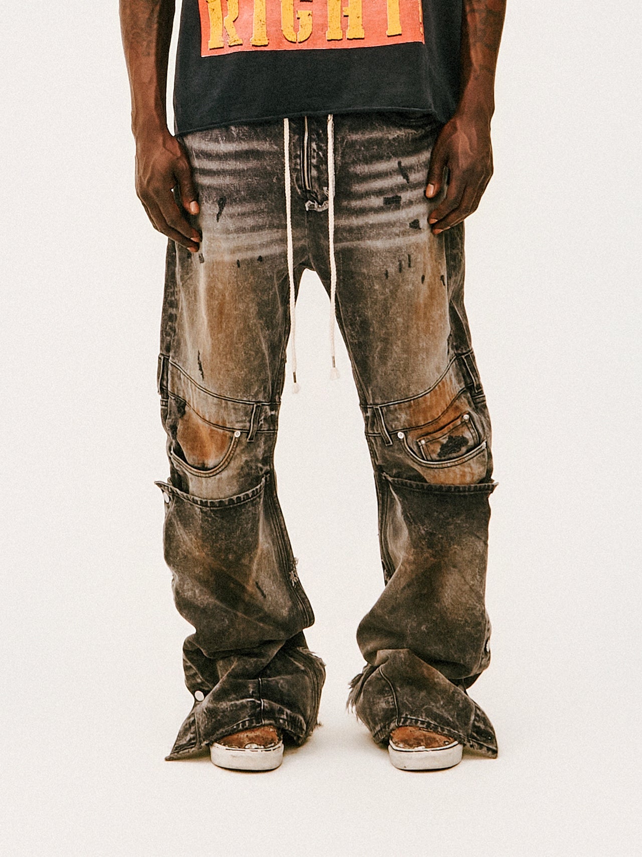 RECONSTRUCTED TEXAS FLARE DENIM