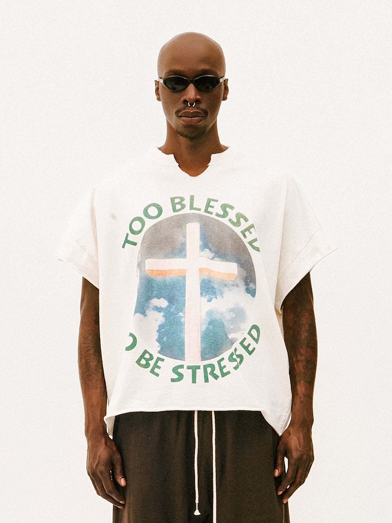 TOO BLESSED CAP SLEEVE